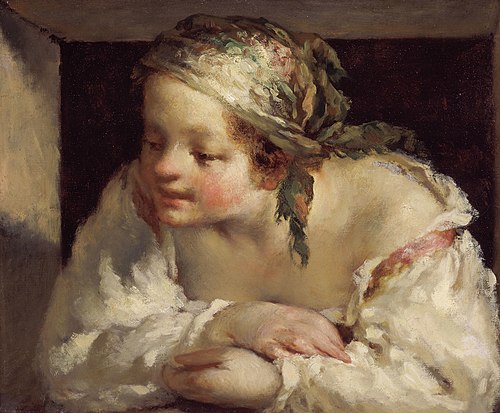 Young Woman, 1844, Jean-François Millet