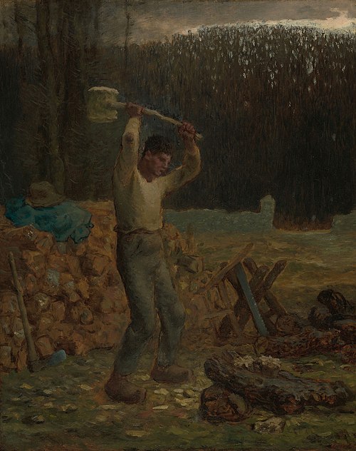 The Woodchopper, 1862, Jean-François Millet