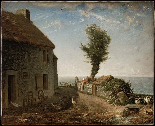 End of the Hamlet of Gruchy, 1866, Jean-François Millet