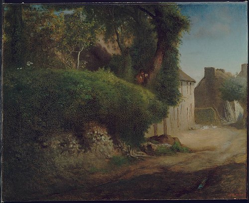 Millet's Family Home at Gruchy, 1854, Jean-François Millet