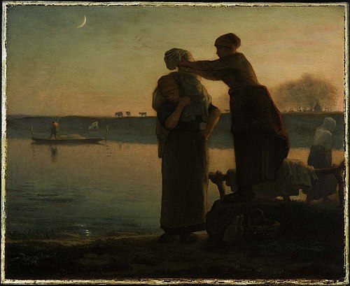 Washerwomen, 1855, Jean-François Millet