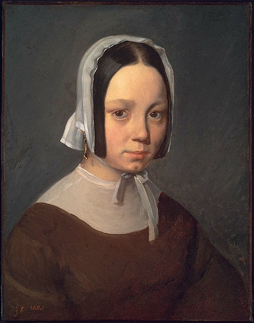 Madame J.-F. Millet (Pauline-Virginie Ono), 1841, Jean-François Millet