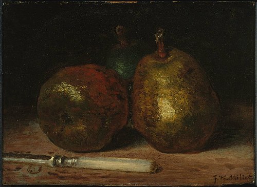 Pears, 1864, Jean-François Millet