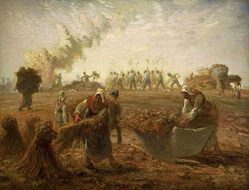 Buckwheat Harvest, Summer, 1871, Jean-François Millet