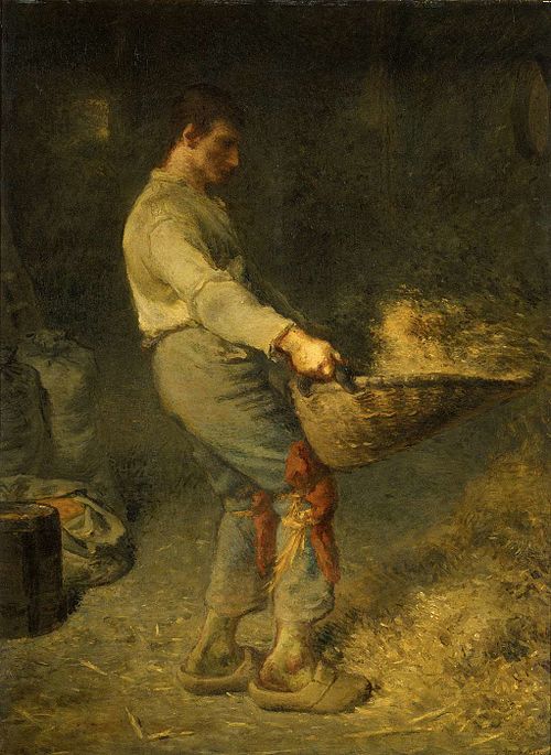 The Winnower, 1848, Jean-François Millet
