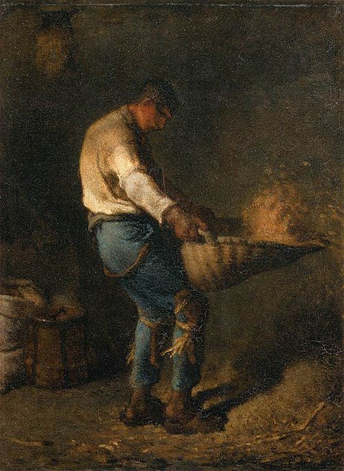 The Winnower, 1848, Jean-François Millet
