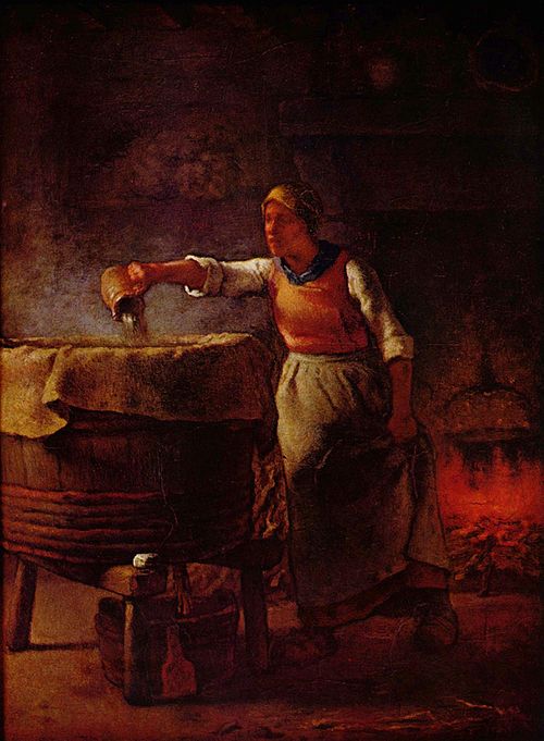 La lessiveuse, 1862, Jean-François Millet