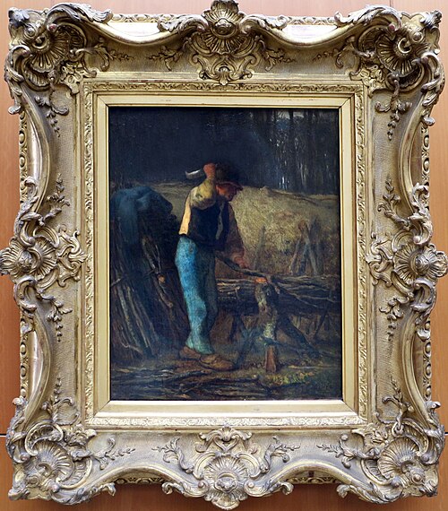 The woodcutter, 1853, Jean-François Millet