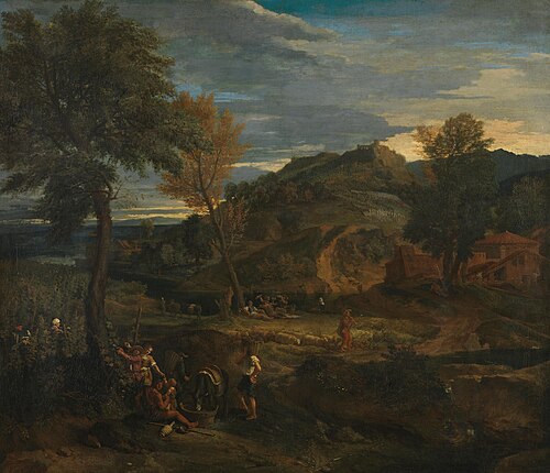 Italienische Landschaft, 1665, Jean-François Millet