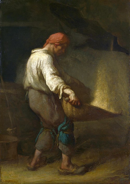 The Winnower, 1848, Jean-François Millet