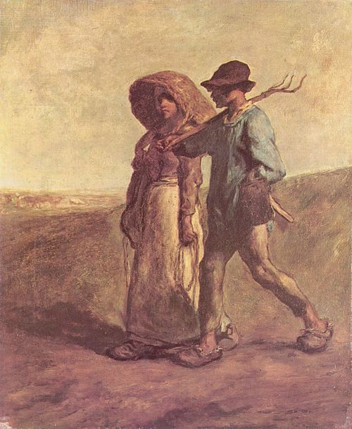 Le Départ pour le travail, 1850, Jean-François Millet