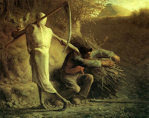 La Mort et le Bûcheron, 1859, Jean-François Millet