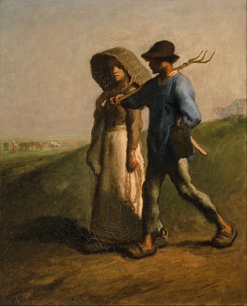 Going to Work, 1851, Jean-François Millet