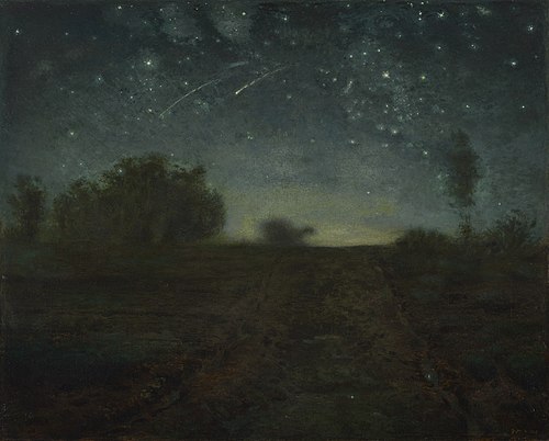 La Nuit étoilée, 1857, Jean-François Millet