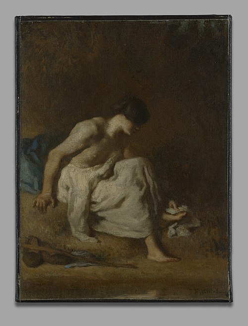 The Bather, 1846, Jean-François Millet