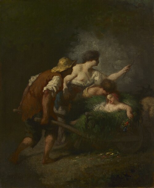 Return from the Fields, 1846, Jean-François Millet