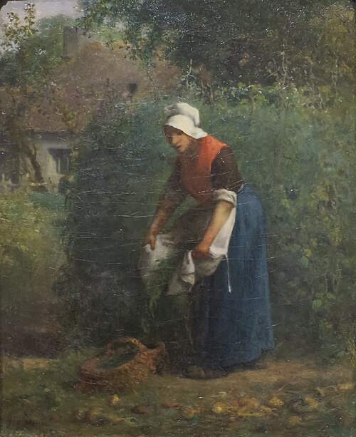 La Cueillette des haricots, 1870, Jean-François Millet