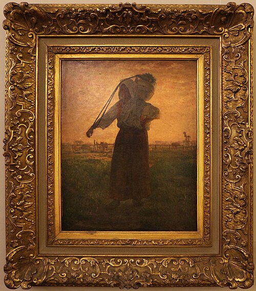 Il ritorno dalla fattoria, 1850, Jean-François Millet