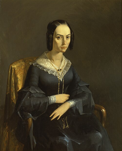 Madame Valmont, 1841, Jean-François Millet
