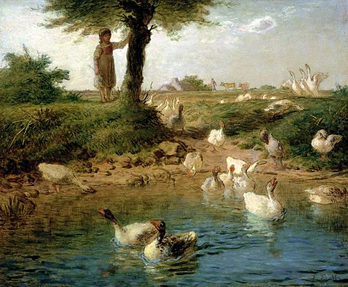La gardeuse d'oies, 1866, Jean-François Millet