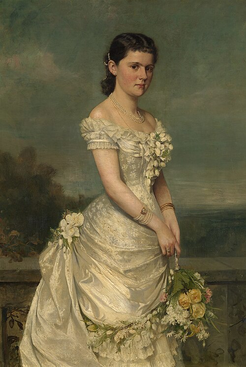 Princess Helen of Waldeck and Pyrmont (1861-1922), Duchess of Albany, 1882, Karl Rudolf Sohn