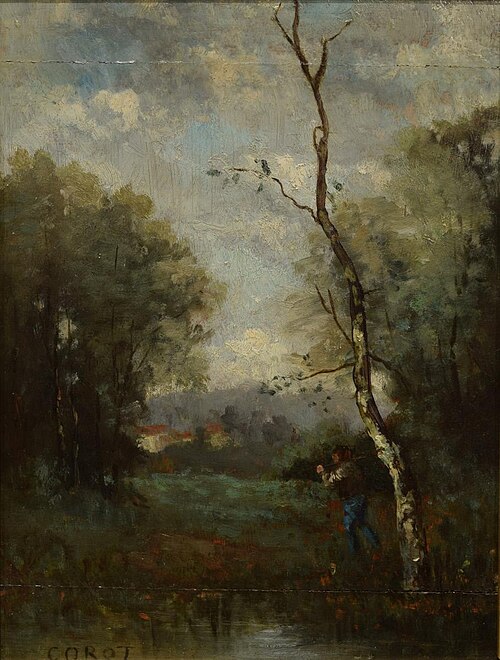Paysage, , Jean-Baptiste Camille Corot