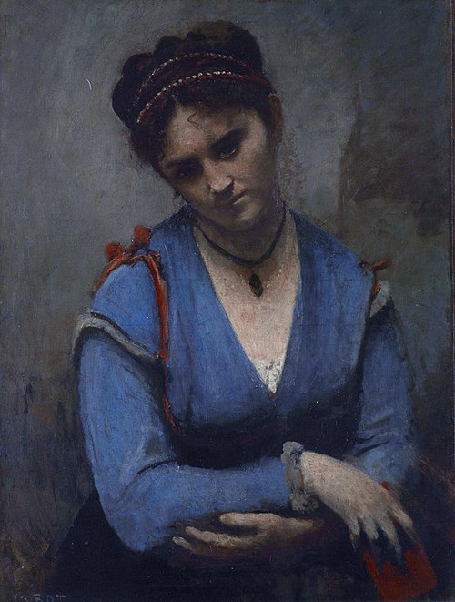 Portrait de Mariette Gambay, 1869, Jean-Baptiste Camille Corot