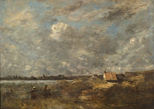 Temps orageux. Pas-de-Calais, 1870, Jean-Baptiste Camille Corot