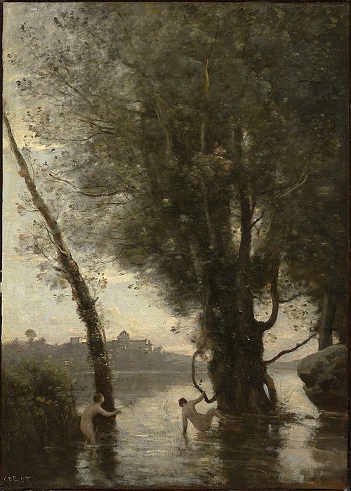 Les baigneuses des îles Borromées, 1867, Jean-Baptiste Camille Corot