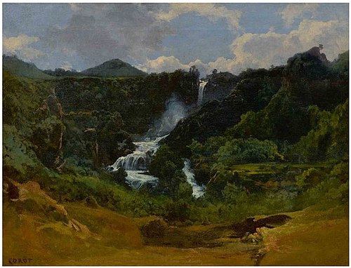The Terni Cascade, , Jean-Baptiste Camille Corot