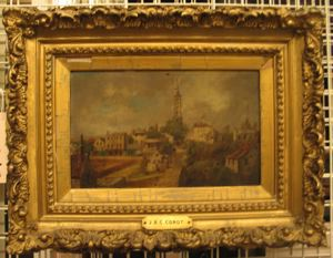 View of a Town, , Jean-Baptiste Camille Corot