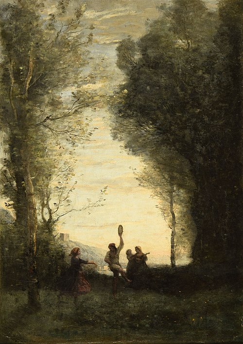La Danse italienne, 1867, Jean-Baptiste Camille Corot