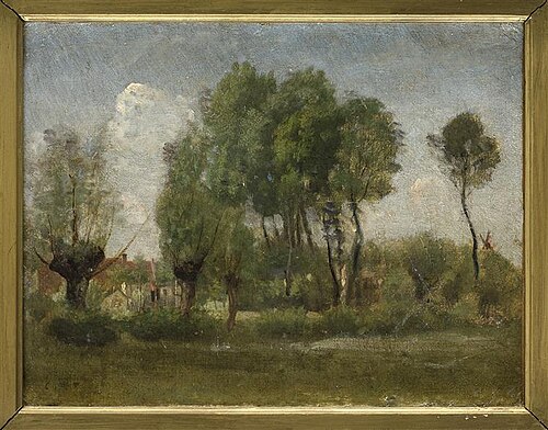 Matin, environs d'Arras, 1852, Jean-Baptiste Camille Corot