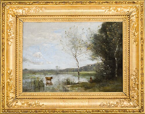 Souvenir de ville d'Avray (Effet de matin), 1870, Jean-Baptiste Camille Corot