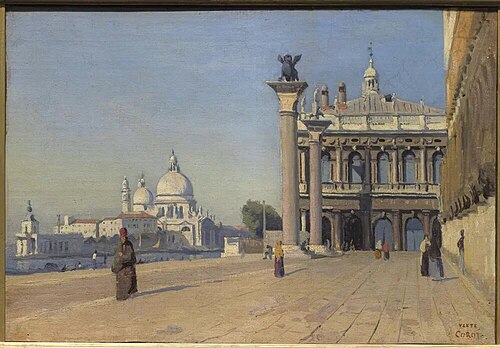 Утро в Венеции (Коро), 1834, Jean-Baptiste Camille Corot