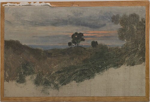 A Olevano près de Rome, 1826, Jean-Baptiste Camille Corot