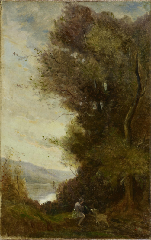 Scène bucolique, 1865, Jean-Baptiste Camille Corot