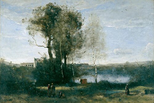 Grand Farmland, , Jean-Baptiste Camille Corot