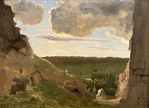 Medieval Ruins, 1828, Jean-Baptiste Camille Corot