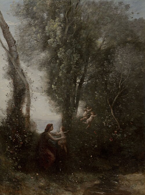 Morning, 1865, Jean-Baptiste Camille Corot