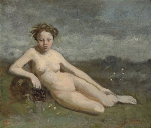 La source, 1852, Jean-Baptiste Camille Corot