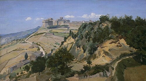View of Volterra, 1834, Jean-Baptiste Camille Corot