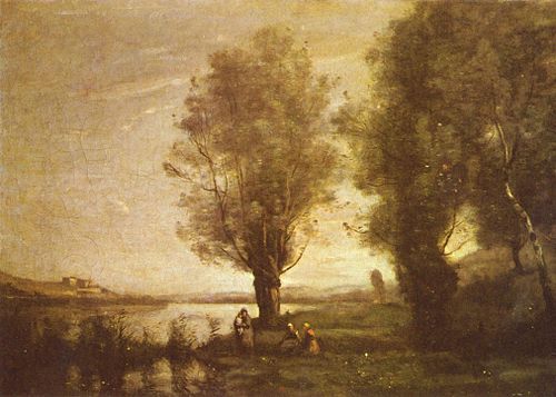 Le Repos sous les saules, 1867, Jean-Baptiste Camille Corot