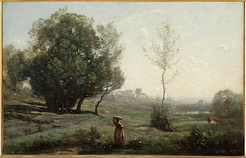 Souvenir des Landes, 1872, Jean-Baptiste Camille Corot