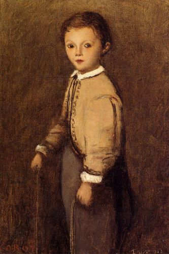 Portrait of Fernand Corot, 1863, Jean-Baptiste Camille Corot