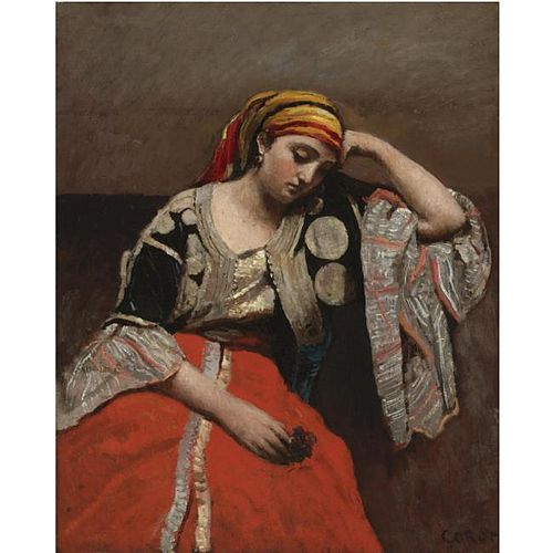 Juive d'Alger, 1870, Jean-Baptiste Camille Corot