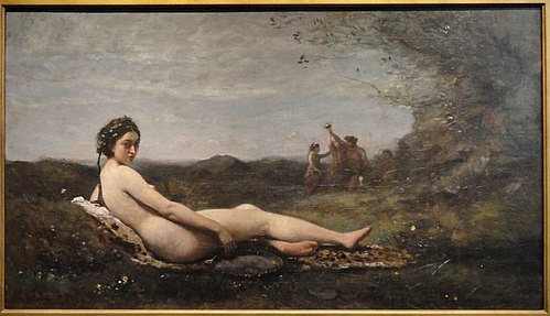 Le Repos, 1860, Jean-Baptiste Camille Corot