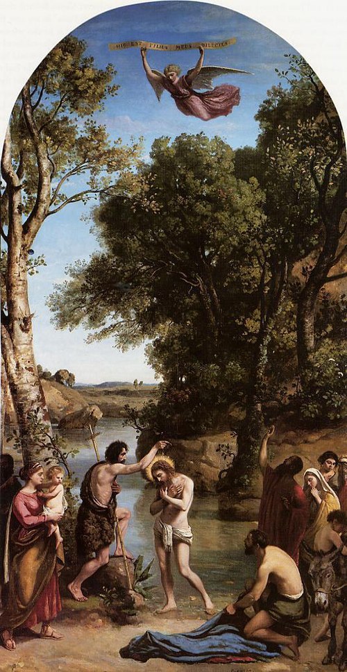 Baptism of Christ, 1846, Jean-Baptiste Camille Corot