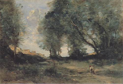 Forest landscape, 1860, Jean-Baptiste Camille Corot