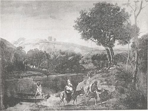 Flight Into Egypt, 1839, Jean-Baptiste Camille Corot